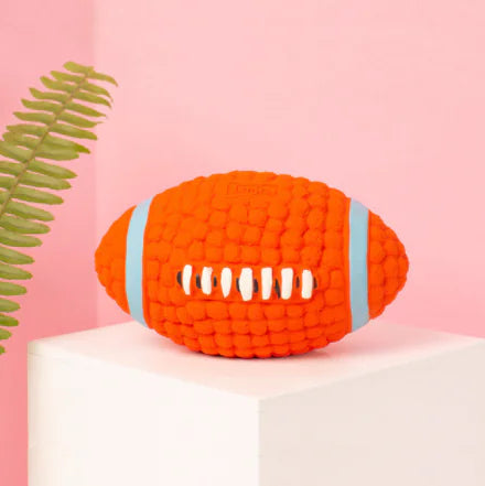 Bite-Resistant Latex Dog Toy Ball for Teeth Cleaning
