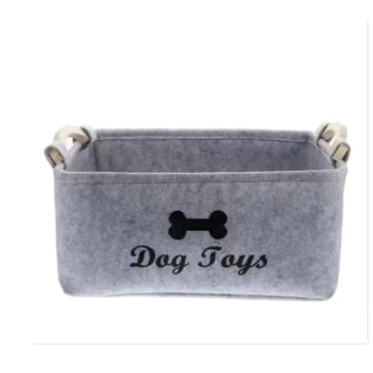 Durable Felt Pet Accessory Basket