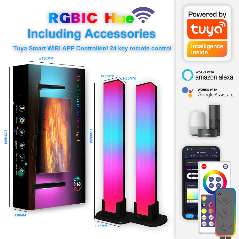 WiFi Music LED Atmosphere Light for Gaming Setup pawLyfe