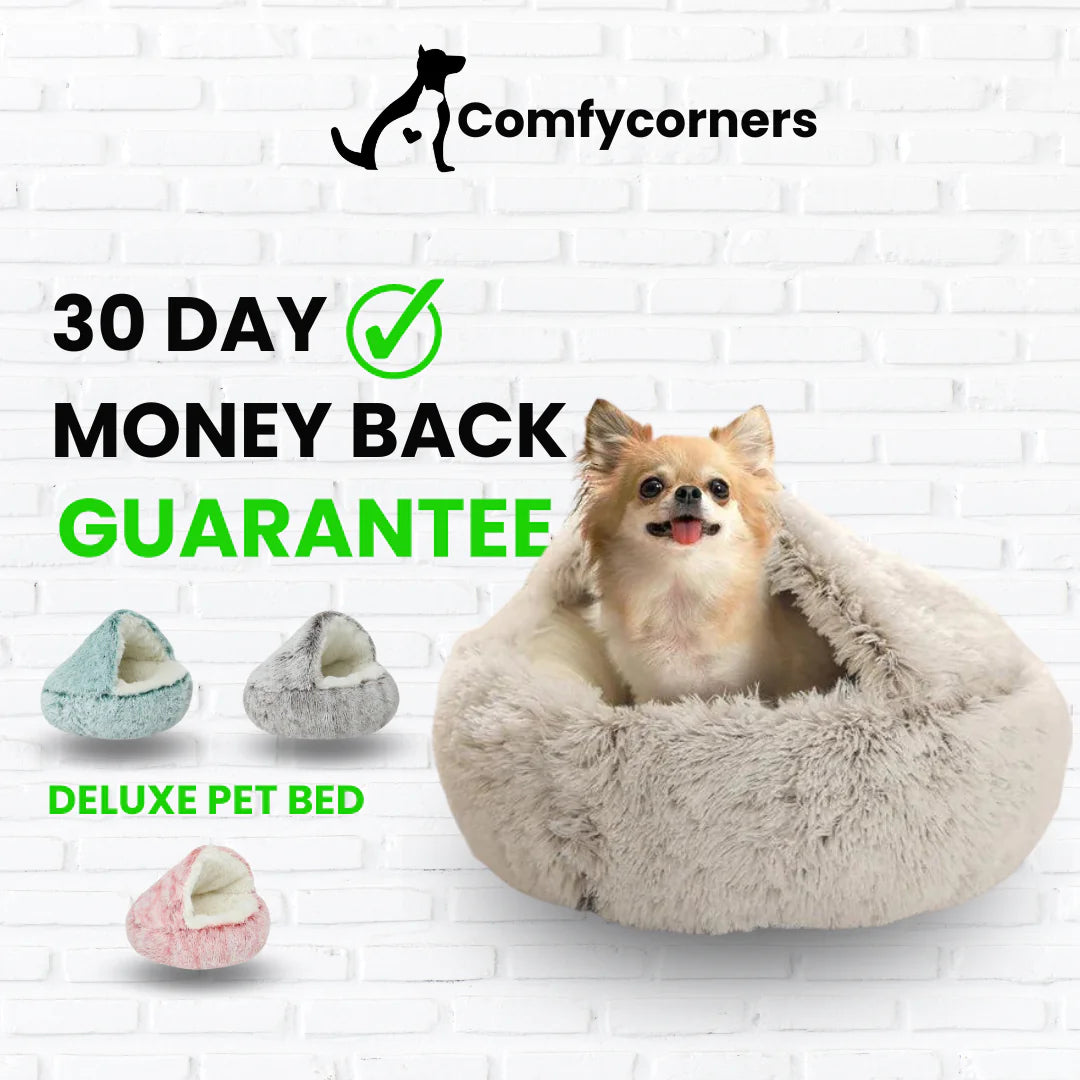 Deluxe Pet Bed - Premium Plush Design Built to Last