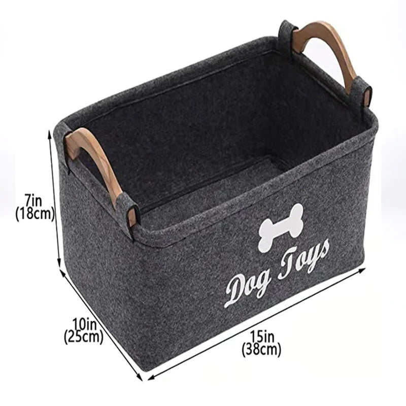 Durable Felt Pet Accessory Basket