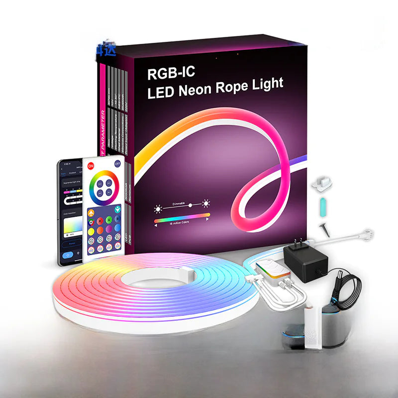 WiFi Smart DIY Music Neon Light Strip with Remote pawLyfe