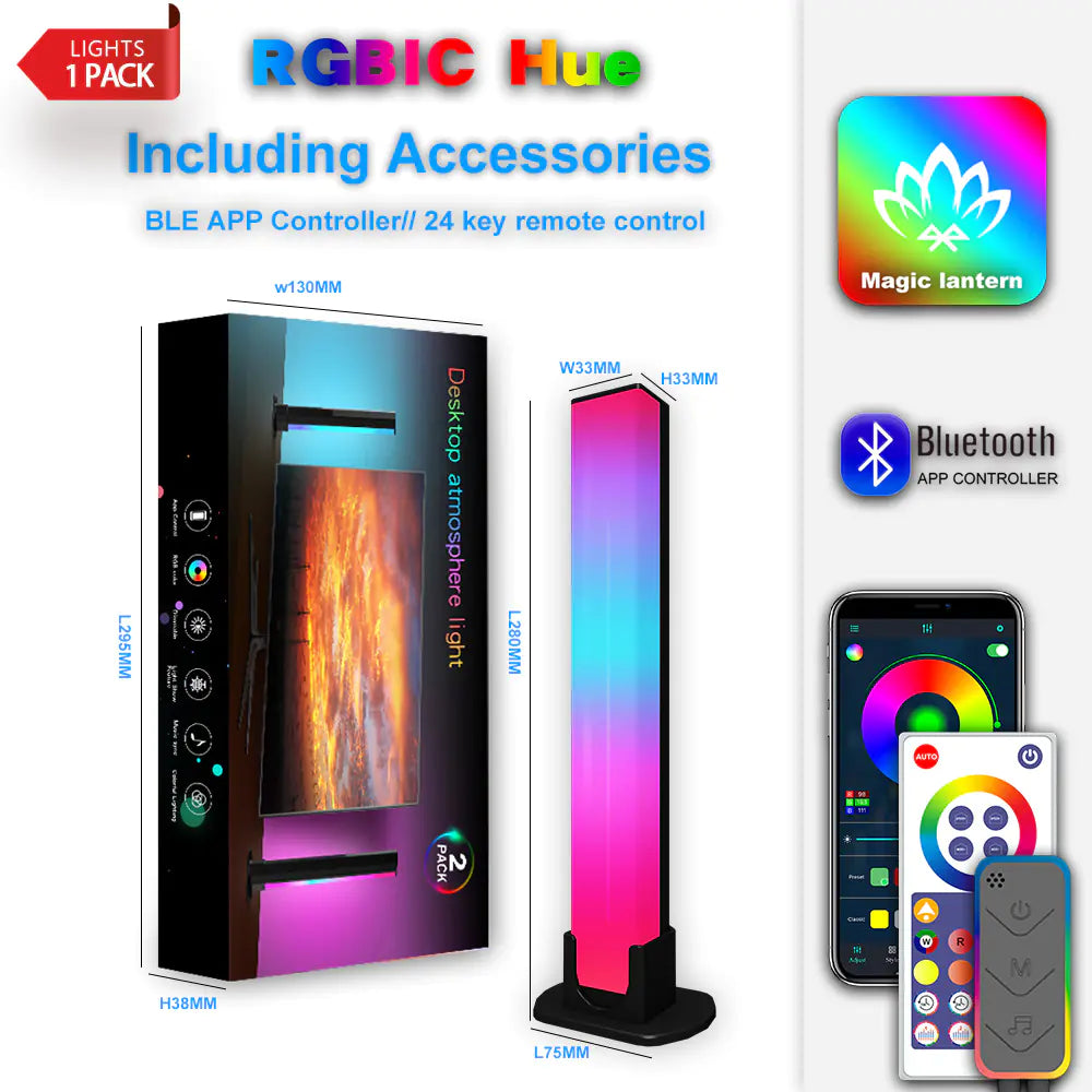 WiFi Music LED Atmosphere Light for Gaming Setup pawLyfe