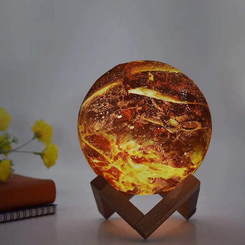 3D LED Moon Lamp - Creative Colorful Night Light pawLyfe