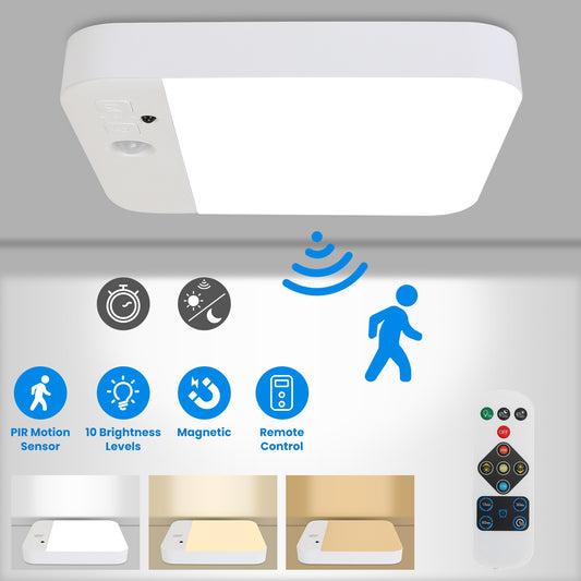 Smart Motion Sensor Rechargeable Ceiling Light