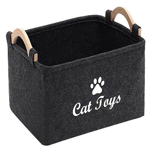 Durable Felt Pet Accessory Basket