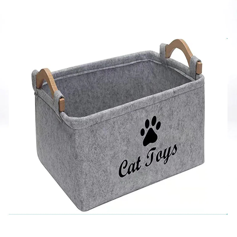 Durable Felt Pet Accessory Basket