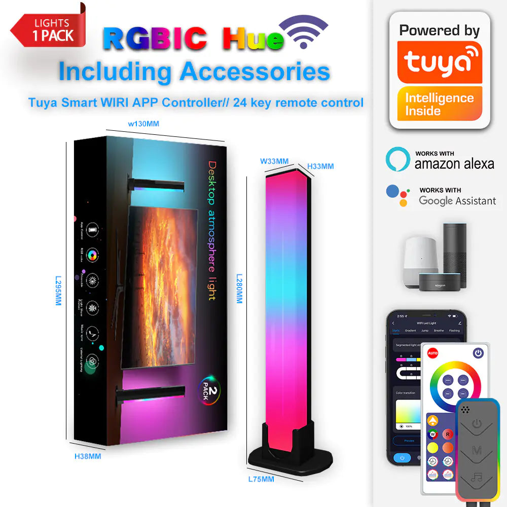 WiFi Music LED Atmosphere Light for Gaming Setup pawLyfe